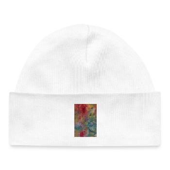 Longing for touch - Baby Organic Beanie - white - Front