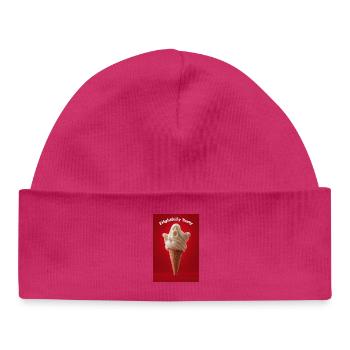 Cône fantôme affreusement savoureux - Bonnet bébé bio - blanc - Devant