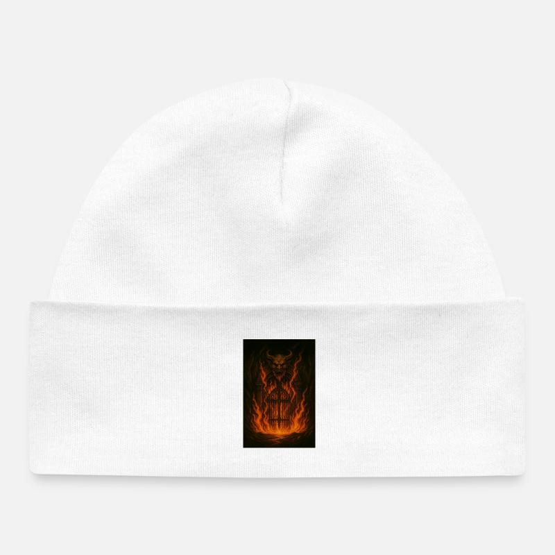 Forme démoniaque Firegate - Bonnet bébé bio - blanc