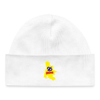Drôme 26  - Bonnet bébé bio - blanc - Devant