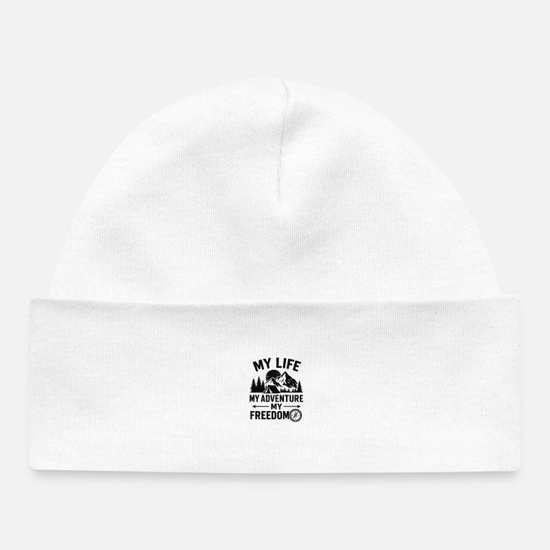 Adventure, Chemise extérieure - Bonnet bébé bio - blanc