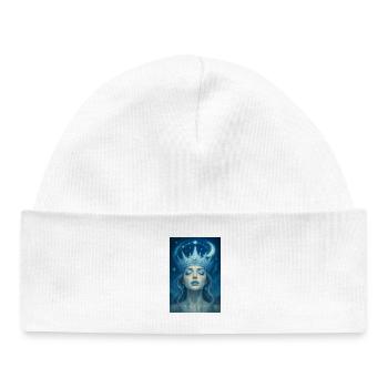 Icy Moon Queen - Baby Organic Beanie - white - Front