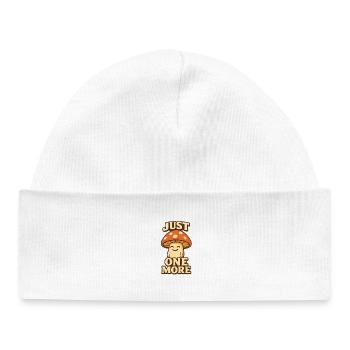 Just One More Mushroom - Baby Organic Beanie - white - Front