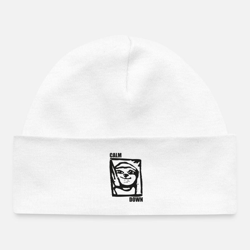 Calme - Bonnet bébé bio - blanc