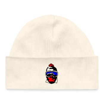 Lunettes de ski - Bonnet bébé bio - blanc - Devant