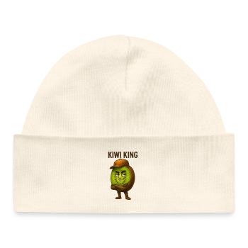 Roi Néo-Zélandais au Chapeau - Bonnet bébé bio - blanc - Devant