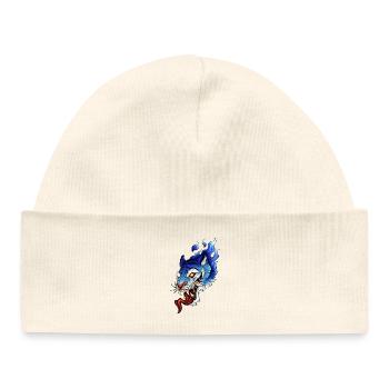 OniTiger - Bonnet bébé bio - blanc - Devant