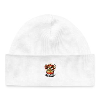 Le ramen me rend heureux - Bonnet bébé bio - blanc - Devant