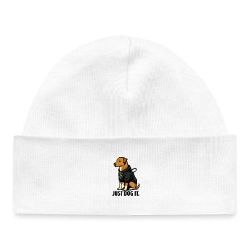 Fais-le chien - Bonnet bébé bio - blanc - Devant
