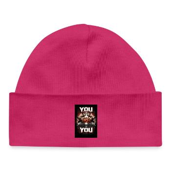 YOU vs YOU Power Struggle - Baby Organic Beanie - white - Front