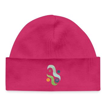 Yoga design_46 - Bonnet bébé bio - blanc - Devant
