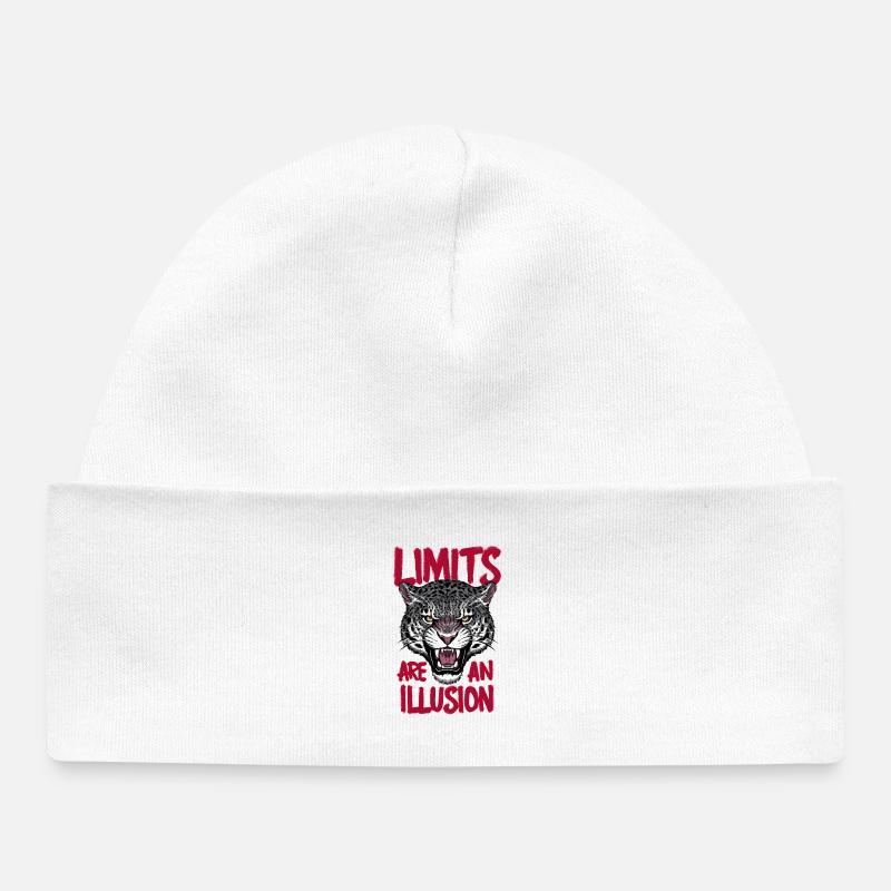 Les limites sont une illusion - Bonnet bébé bio - blanc