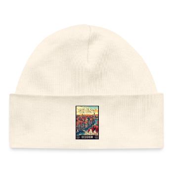 Discover Historic Charm of Ghent in Belgium - Baby Organic Beanie - white - Front