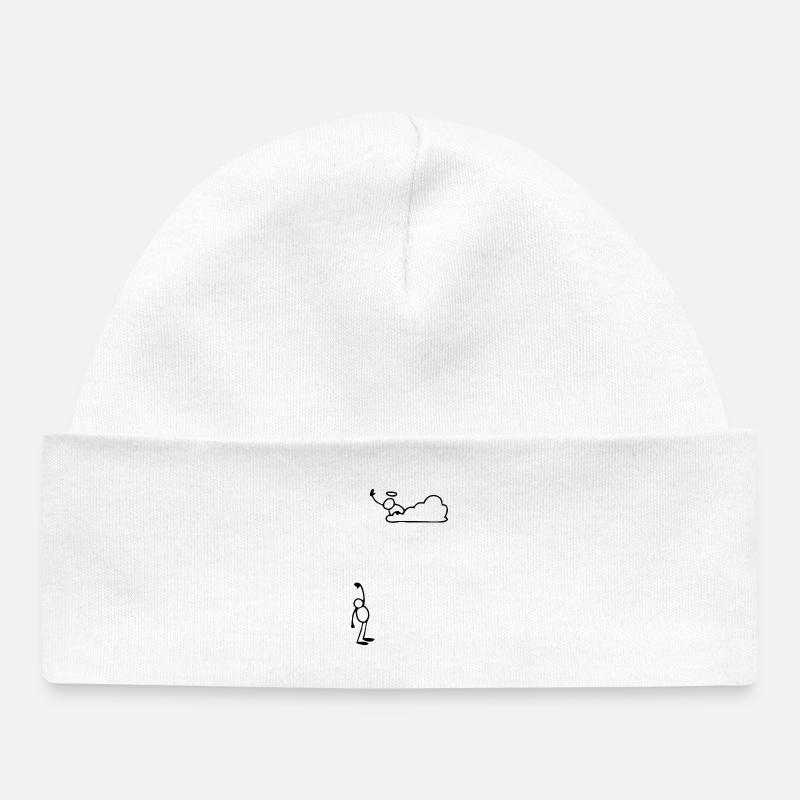 Humour - Bonnet bébé bio - blanc