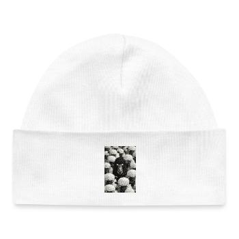 Portrait du troupeau de minuit - Bonnet bébé bio - blanc - Devant