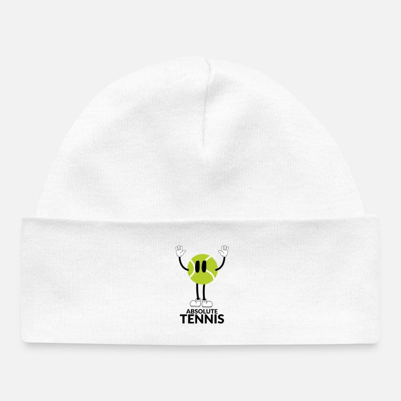 Absolute Tennis - Bonnet bébé bio - blanc