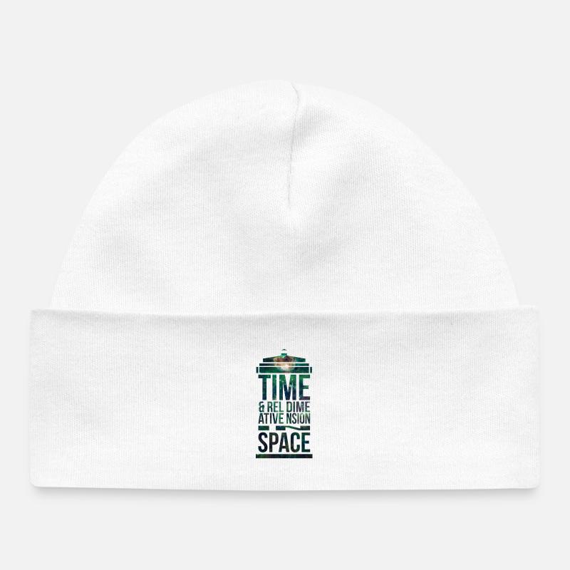 TARDIS - Bonnet bébé bio - blanc
