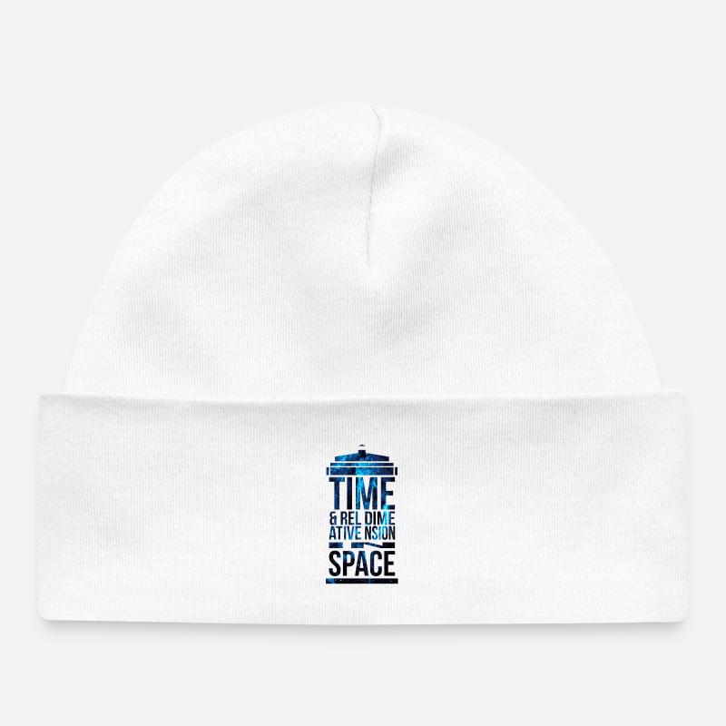 TARDIS - Bonnet bébé bio - blanc