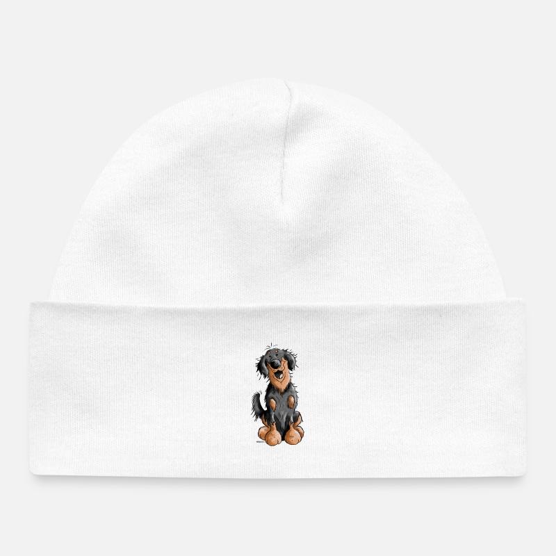 Mignon Hovawart - Bonnet bébé bio - blanc