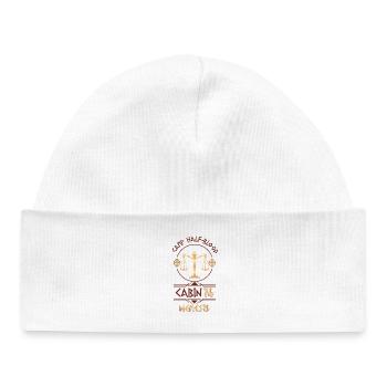 Cabin #16 in Camp Half Blood, Child of Nemesis - Baby Organic Beanie - white - Front