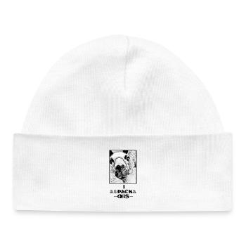 ALPAGA - i pack ois - Je peux tout faire - dialecte - Bonnet bébé bio - blanc - Devant