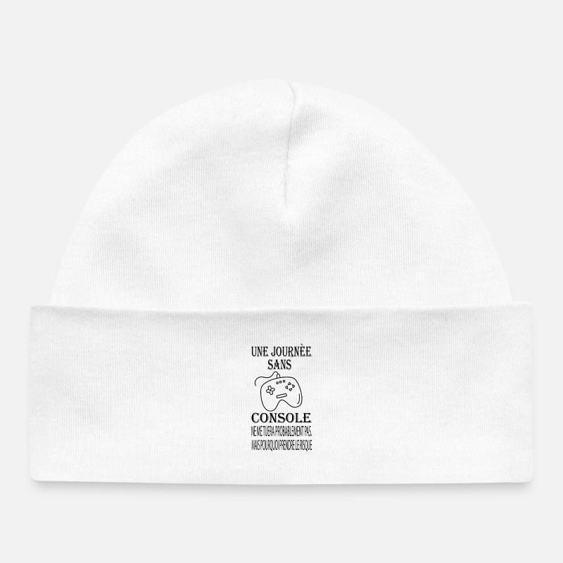 Une Journée Sans Console - Gaming T-Shirt - Bonnet bébé bio - blanc