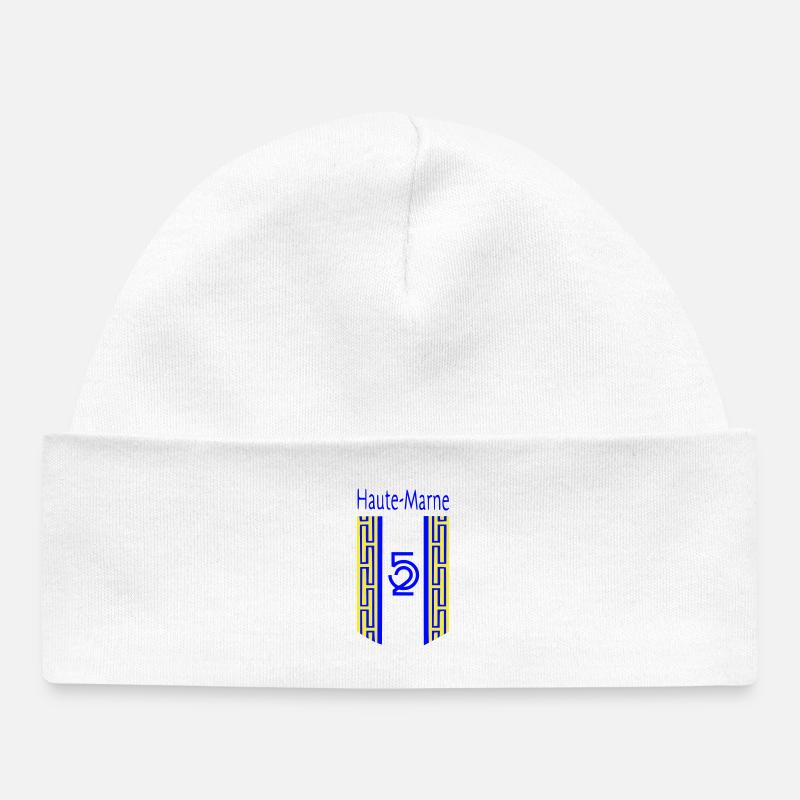 Haute-Marne - Bonnet bébé bio - blanc