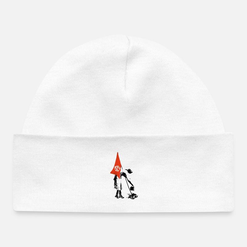 Drapeau Drapeau Anarchie - Rébellion Punk - Bonnet bébé bio - blanc