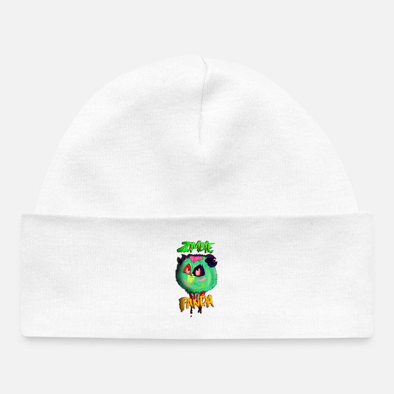 Zombie Panda - Bonnet bébé bio - blanc