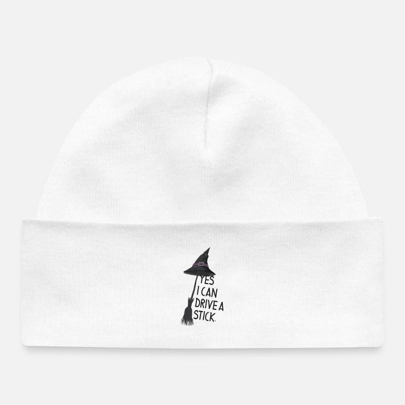 Wtch Power- Ja ich kann fahren - Bonnet bébé bio - blanc