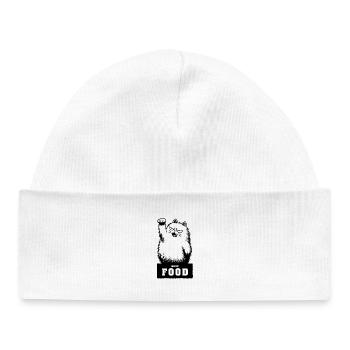 More Food - Baby Organic Beanie - white - Front