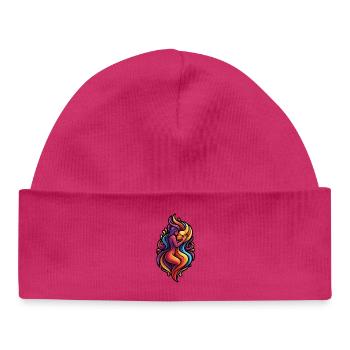 Colorful Love Embrace - Baby Organic Beanie - white - Front
