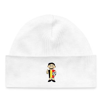 Belgian boy - Baby Organic Beanie - white - Front