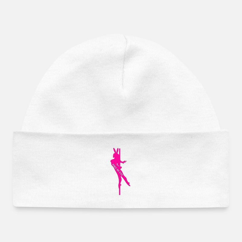 Silhouette du lapin d’orne - Bonnet bébé bio - blanc