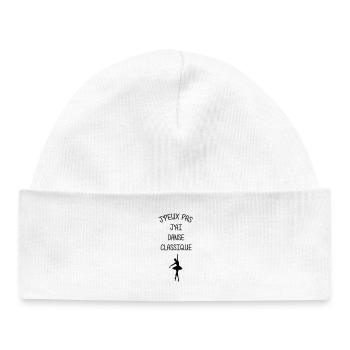 Danse Classique Danse Danseur Danseuse Musique - Bonnet bébé bio - blanc - Devant
