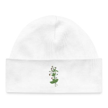 100 000 000 000 000 - Bonnet bébé bio - blanc - Devant