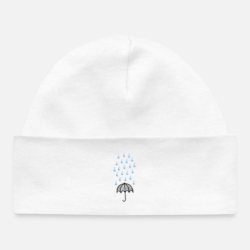 Parapluie - Bonnet bébé bio - blanc
