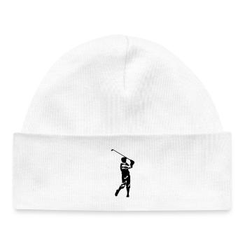 Golf - Bonnet bébé bio - blanc - Devant