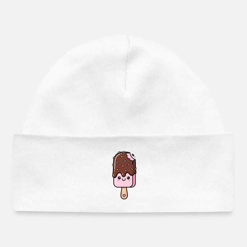 Sweet Sprinkles Pop Art - Bonnet bébé bio - blanc