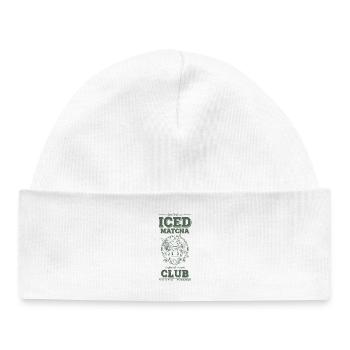 Iced Matcha Club Kyoto Confiseries Thé vert - Bonnet bébé bio - blanc - Devant
