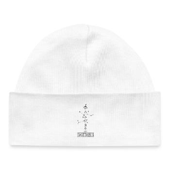 Sagittaire - Zodiaque Sagittaire - noir - Bonnet bébé bio - blanc - Devant