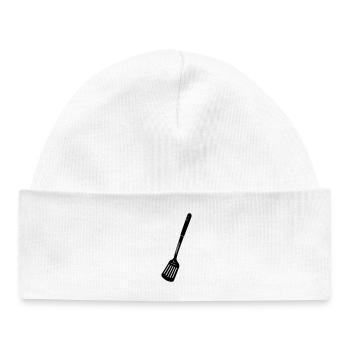 Kitchen utensils fryer or baking spoon - Baby Organic Beanie - white - Front