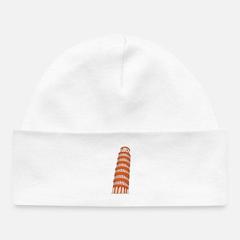 Prenez un petit morceau de Paris avec la Tour - Bonnet bébé bio - blanc