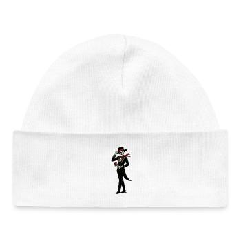 Skeleton Mariachi Rose - Baby Organic Beanie - white - Front