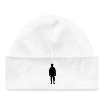 Construction Site Superintendent – Ground - Baby Organic Beanie - white - Front