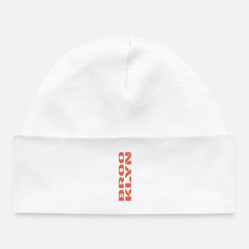Brooklyn - Baby Organic Beanie - white