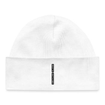Promotion 2026 Couleur noire - Bonnet bébé bio - blanc - Devant