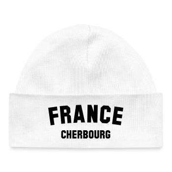 CHERBOURG France Frankreich - Baby Organic Beanie - white - Front