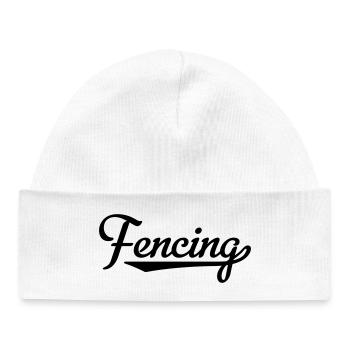 2541614 15587940 fencing - Baby Organic Mütze - Weiß - Vorne