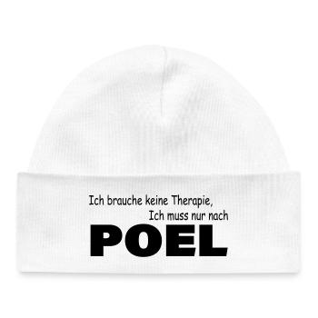 Thérapie POEL - Bonnet bébé bio - blanc - Devant
